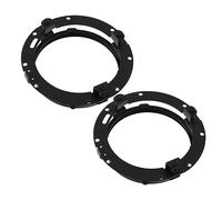 Tbest 2 Pcs 7in Round Headlight Bracket Ring Retaining Bezel Mounting Ring Tilt Angle Adjustable with Springs for JK 2007-2018