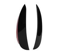 Tbest 2 Pcs Front Bumper Canard Car Spoiler Wing Body Kit Replacement for E Class W213 AMG Line 2016 2020 Black ABS Material High Performance Aerodynamic Upgrade