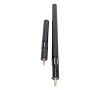 Tbest 2 Pcs Pool Cue Extension, 17in and 9in Premium Construction Enhanced Cue Control Quick Installation with Adjustable Length for Billiards Practice