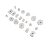 Tbest 20pcs Watch Case Press Die Kit Watch Case Back Nylon Fitting Dies Set Professional Repair Tool for Watchmakers Press Die Consists Pieces of 20 Suitable is The
