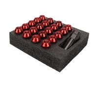 Tbest 22PCS Tapered Lug Nuts Set High Strength Forged Alloy Steel Wheel Lock Nut Kit with Sleeve Key for KOLEAO (M12x1.5)
