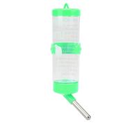 Tbest 250Ml Hamster Bottle No Drip Automatic Drinking Fountain for Small Animals Stainless Steel Design, Secure Buckle, Hanging Dispenser for Hamsters Rabbits (125ML)