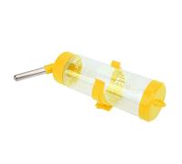 Tbest 250Ml Hamster Bottle No Drip Automatic Drinking Fountain for Small Animals Stainless Steel Design, Secure Buckle, Hanging Dispenser for Hamsters Rabbits (125ML)