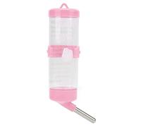 Tbest 250Ml Hamster Bottle No Drip Automatic Drinking Fountain for Small Animals Stainless Steel Design, Secure Buckle, Hanging Dispenser for Hamsters Rabbits (125ML)