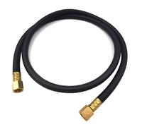 Tbest 2M Protective Hose for MIG/MAG Welding 1/4Inch with Union Nut - 6.3mm Inner Diameter 20 Bar Pressure Argon CO2 Compressed Gas Hose