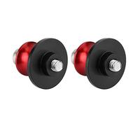 Tbest 2pcs 8mm Motorcycle CNC Rear Stand Swing Arm Spool Sliders Bobbins with Hard Anodized Finish for Motorcycle Swing Arm Stand Stability (Red)