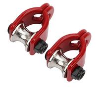 Tbest 2Pcs Rc Model Lifting Pulley Steel Wire Rope Kit For Hsp Crawler Car Duty Metal Construction Easy Installation Rc Car Accessories (A Style)
