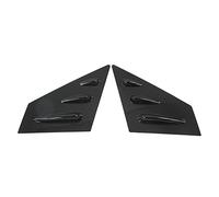 Tbest 2pcs Rearview Mirror Spoiler Window Scoop Louvers Cover Replacement for 2015?2021 Scoop Louvers Cover Rear Spoiler View Mirror Replacement a Check and The Vehicle of (Black)