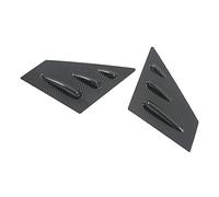 Tbest 2pcs Rearview Mirror Spoiler Window Scoop Louvers Cover Replacement for 2015?2021 Scoop Louvers Cover Rear Spoiler View Mirror Replacement a Check and The Vehicle of (Carbon Fiber Pattern)