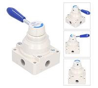 Tbest 3 Position 4 Way Hand Valve Pneumatic Lever Control Valve for Mechanical Equipment Compact Design