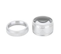 Tbest 30 -Times Magnifying Glass Portable Jewelry Identification Graves for Watchmaking, Alloying Glass Material, Silver Color, 1.65x1.14in, 1 Piece, Suitable for Coins Antiques (Silver)