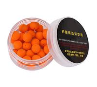 Tbest 30pcs 10/12mm Smell Carp Fishing Bait Foam Up Soft Pellets Boilies Eggs/Floating Ball Beads Feeder Artificial Carp Baits Lure/Hair Rig (12MM Orange(Sweet Potato))