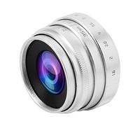 Tbest 35mm F1.6 CCTV C Mount Large Aperture Lens Manual Focus Lens for NEX M4 / 3 FX (Silver)