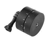 Tbest 360 Degree Rotating Tripod Time Lapse Stabilizer Panning Mount Metal Adapter for Cameras Smartphones Black 60mm