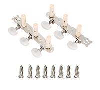 Tbest 3R 3L Guitar Tuning Pegs Tuners Heads String Tuning Key Pegs Metal Tuners replacement for Acoustic Guitar Classic Guitar