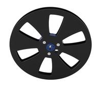 Tbest /4 7 Inch Empty Tape Reel Hole Open Reel Sound Tape Empty Disc for for Studer Opening Machine Parts Silver ReelOpen is an Use for a This and Premiu (Black)