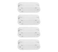 Tbest 4 Pair Magnetic Baggage Door Catch and Holder Kit Weatherproof RV Storage Door Catch and Holder Kit for Camping Trailer White Magnetic Baggage Doo of You Locks Peace