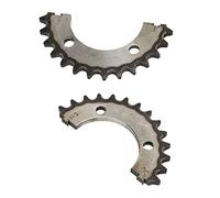 Tbest 420 28 Tooth Split Sprocket Steel Heavy Duty Forged for Scooters Bicycles ATVs Motorcycles Off Road Vehicles Durable Power Transmission Component