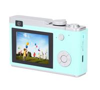 Tbest 48MP Digital Camera 1080P Video Front Rear Dual Lens 16X Zoom Point Shoot with 2.4inch HD Display for Travel Party Wedding Graduation (Light Green)