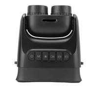 Tbest 4K Digital Binoculars with 48MP UHD Video Recording 15x Zoom 180° Flip Lens 4 Inch Display for Bird Watching Camping Hiking Outdoor Activities ABS Material (Without Memory Card)