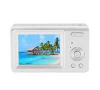 Tbest 4K Digital Camera 64MP HD AF Portable Compact for Travel Photography (Silver)