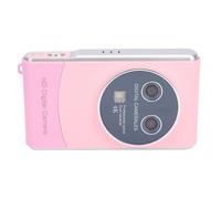 Tbest 4K Digital Camera Double Lens 36MP High Resolution 15x Zoom Auto Focus Anti Shake Vintage with 3 Inch Screen for Campus Travel Photography (Pink)