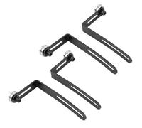 Tbest 4Pcs L Shape Camera Flash Bracket, RC Car Shell Body Mount L-Bracket with Magnet Fit for Axial SCX10 1/10 Scale RC Crawler