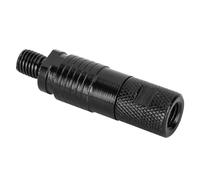 Tbest 4pcs Quick Release Bite Alarm Adapters Metal Fishing Rod Pod Connectors Black Compact Design (Black)