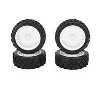 Tbest 4pcs Rc Car Tires, Parts Plum Blossom Tread Pattern Convert 1/16 Wheels For 1/10 Rc Car