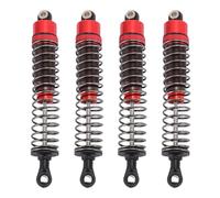 Tbest 4Pcs RC Set Damper with Screws /10 Remote Control Car Parts 100mm Blue RC Shock AbsorberRC HANDLING Adopts PERFORMANCE Hydraulic Accurate the Design By ENHANCING Vehicle (Red)