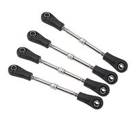 Tbest 4pcs RC Steering Tie Rod Rear Upper Linkage Rod for 1/10 OffRoad Car Upgrade Metal
