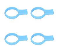 Tbest 4PCS Tennis Racket Grip Trainer Aid Set, Soft Silicone Hand Exercise Tool for Tennis Sports, Non-Slip & Lightweight Design, Blue (Blue)
