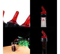 Tbest 50 Ml Plastic Bottle Donor Quickly Accurate Dispenser for the Domestic, Transparent Bar (Red)