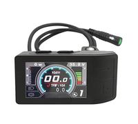 Tbest 500C LCD Display Electric Bike Display Bicycle with IP64 Waterproof ABS Case and Clear Sunlight Readable Screen for BBS01 BBS02 BBSHD Mid Drive Motor