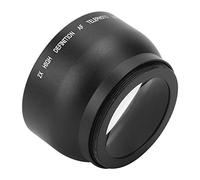 Tbest 52MM 2X Aluminum Alloy Magnification Additional Lens High Definition Super Distance for DSLR Camera Lenses Diameter 18 55 Length
