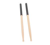 Tbest 5A Maple Wood Drumsticks with Anti-Slip Rubber Handle - Professional & Beginner Sticks for Adults & Kids, Bubble Tip Design for Enhanced Grip & Durability (X Pattern)