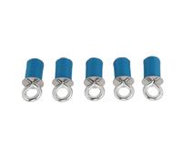 Tbest 5Pcs ATV Anchor Enhanced Friction Tie Down Quick Lock Ride Bed Replacement for Polaris RZR Sportsman ACE Blue Rubber Stainless Steel 1 Inch