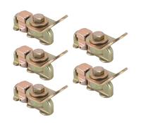 Tbest 5Pcs L Double Stud Fitting Carbon Steel Control L Double Stud Fitting for Truck Bed Trailer Pickup RV Fitti Provides Point Anchoring Pallets