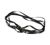 Tbest 5pcs RC Tie Down Straps, Sturdy Adjustable Cargo Rope for 1/10 Scale RC Crawler with Five PiecesEasy Fixing on Axial SCX10 90046, Gen8, VS4 10 Etc (Black)