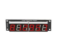 Tbest 6 Digit LED Display Module 0.56in Red - TM1637 Drive Chip 7 Segment Digital Tube for Electronics Counters Timers