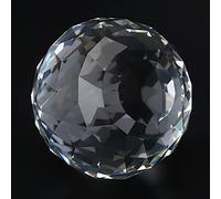 Tbest 60/80 Mm Transparent Crystal Ball for Decoration of the Hotel At Home, High -temperature, Wonderful Buying Experience for Glass Lovers (80MM/3.15in)