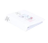 Tbest 64 Pockets Photo Storage Case Durable PVC Mini Album Book Holds Pictures for Fujifilm 9 3in Photos Compact Size 14x11x2.5cm (White)