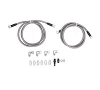 Tbest 6AN 70 Inch Stainless Steel PTFE Transmission Cooling Lines, Universal Replacement AN6 Kit for TH350 TH400 4L60E 4L80E 700R4 200 4R TR6060 AOD 4R100 4R70W