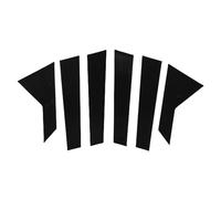 Tbest 6pcs Exterior Door Window Pillar Posts Trim Decorative B C Cover Sticker Replacement For Sonata 2019 2023 High Strength Adhesive Design Protects From Scratches Enhances Vehicle (Black)