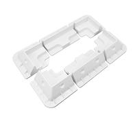 Tbest 6PCS Solar Panel Roof Corner Bracket Drill ABS Plastic Aging for RV Boat el Roof Drill Mount The Solar Panel is Mount Use Convenient Your Installation The Rays Time and to is (White)