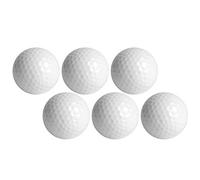 Tbest 6PCS Synthetic Rubber LED Luminous Golf Ball Bright Attractive for Daytime Night Training (Blue)