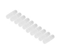 Tbest AAA to AA Battery Converter Adapter 10PCS Transparent ABS Plastic Compact Size for Flashlights Toys Remote Controls Travel Emergency (Transparent)