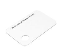Tbest Acryl -Make -Up Palette & Stainless Steel Spatula Multi purpose Tool for Mixing Cosmetics for Make up and Nail Art