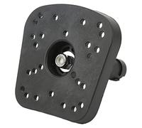 Tbest Adjustable Fishfinder Mount Universal Sounder Mount with Multi Pattern Top Plate for Marine Electronics Rotation Sounder Parts