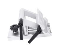 Tbest Adjustable Replacement Tool Rest Sharpening Jig Metal 6in 8in Bench Grinder Sharpening Jig Tool Rest Gadget for Precise Sharpening Workshop (Silver)